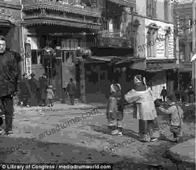 A Black And White Photograph Of A Crowded Street In San Francisco's Chinatown In The 19th Century San Francisco S Lost Landmarks James R Smith