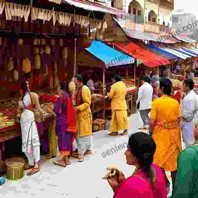 A Bustling Marketplace Filled With Local Artisans And Tourists, Showcasing The Economic Activities That Drive Island Communities An To Island Studies