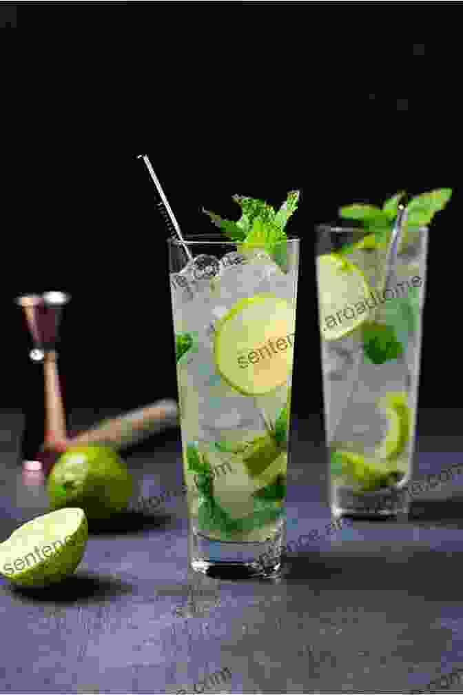 A Classic Mojito Garnished With Fresh Mint And Lime Cuban Cocktails: 100 Classic And Modern Drinks