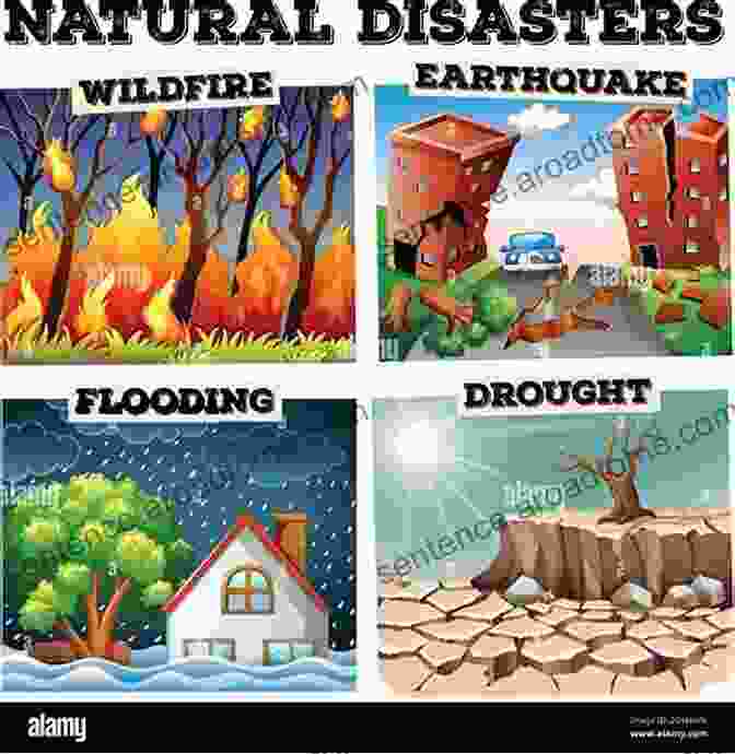 A Colorful And Engaging Book Cover Featuring Images Of Various Natural Disasters, Such As Earthquakes, Hurricanes, Floods, And Wildfires. Infographics: Natural Disasters (21st Century Junior Library: Enviro Graphics Jr )