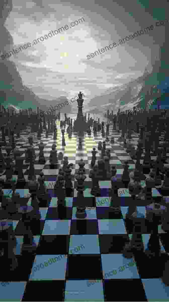 A Group Of Shadowy Figures Controlling A Chessboard, Representing The Hidden Agenda The Noah Syndrome (The Secret History Of The World)