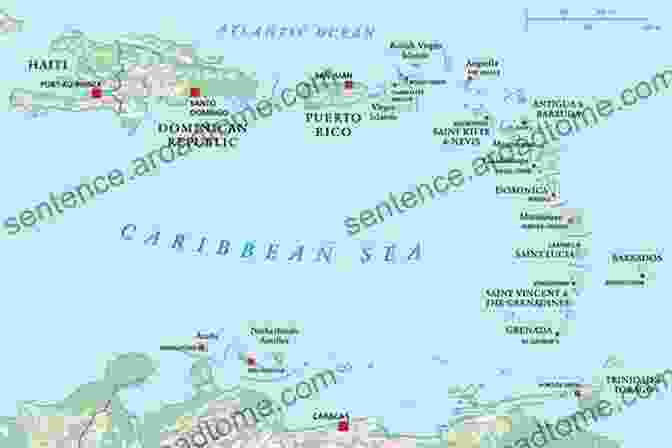 A Map Of The Caribbean Region, With Highlighted Case Studies Of Specific Islands To Illustrate The Diverse Experiences And Challenges Faced By Island Nations An To Island Studies