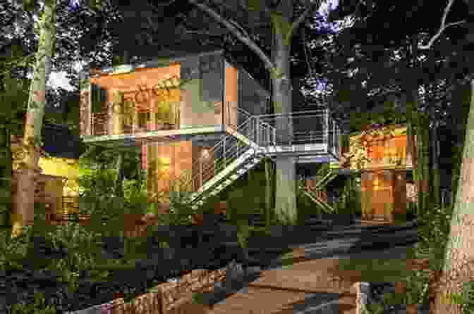 A Modern Treehouse With Floor To Ceiling Windows Offering Panoramic Views Of The Surrounding Forest. My Cool Treehouse: An Inspirational Guide To Stylish Treehouses