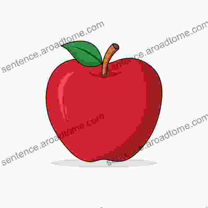 A Photo Of A Red Apple With The Word My Baby Can Read First Words 7