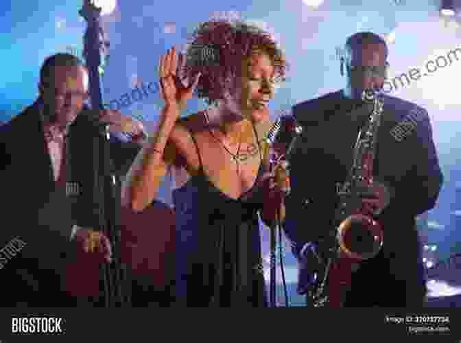 A Photograph Of Jazz Musicians Performing On A Stage In A Smoky Nightclub, Surrounded By A Lively Crowd. Dangerous Rhythms: Jazz And The Underworld