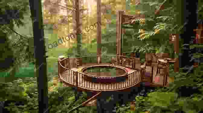 A Rustic Treehouse Nestled Amidst A Canopy Of Leaves, Creating A Serene Retreat. My Cool Treehouse: An Inspirational Guide To Stylish Treehouses