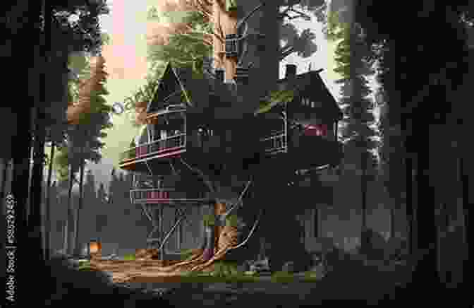 A Treehouse Nestled In A Secluded Forest, Harmoniously Blending Into The Surrounding Nature. My Cool Treehouse: An Inspirational Guide To Stylish Treehouses