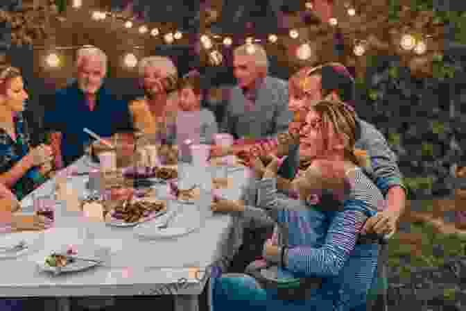 A Young Family Gathered Around A Picnic Table, Smiling And Laughing. How To Get The Most From Family Pictures (My Ancestor Series)