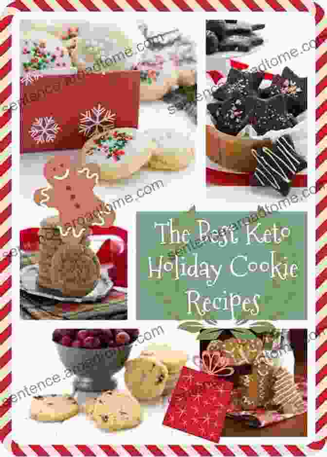 An Array Of Colorful Low Carb Christmas Cookies Healthy Holiday Cookies: Best Low Carb Baking Recipes For Christmas