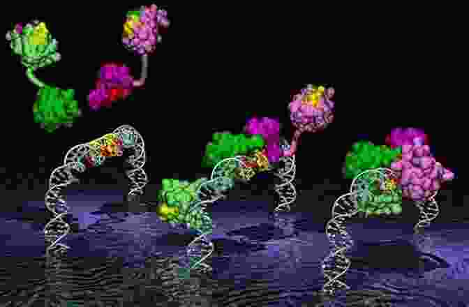 An Artistic Representation Of A Protein Binding Site As A Surreal Landscape, With Molecular Elements Depicted As Abstract Shapes And Vibrant Colors. The Discreet Charm Of Protein Binding Sites