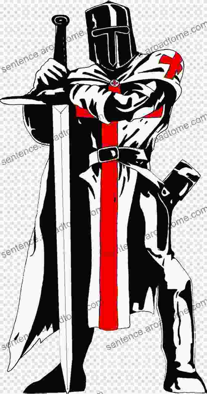 An Illustration Depicting Knights Templar In Full Armor, Holding Banners And Swords Templar Heresy: A Story Of Gnostic Illumination