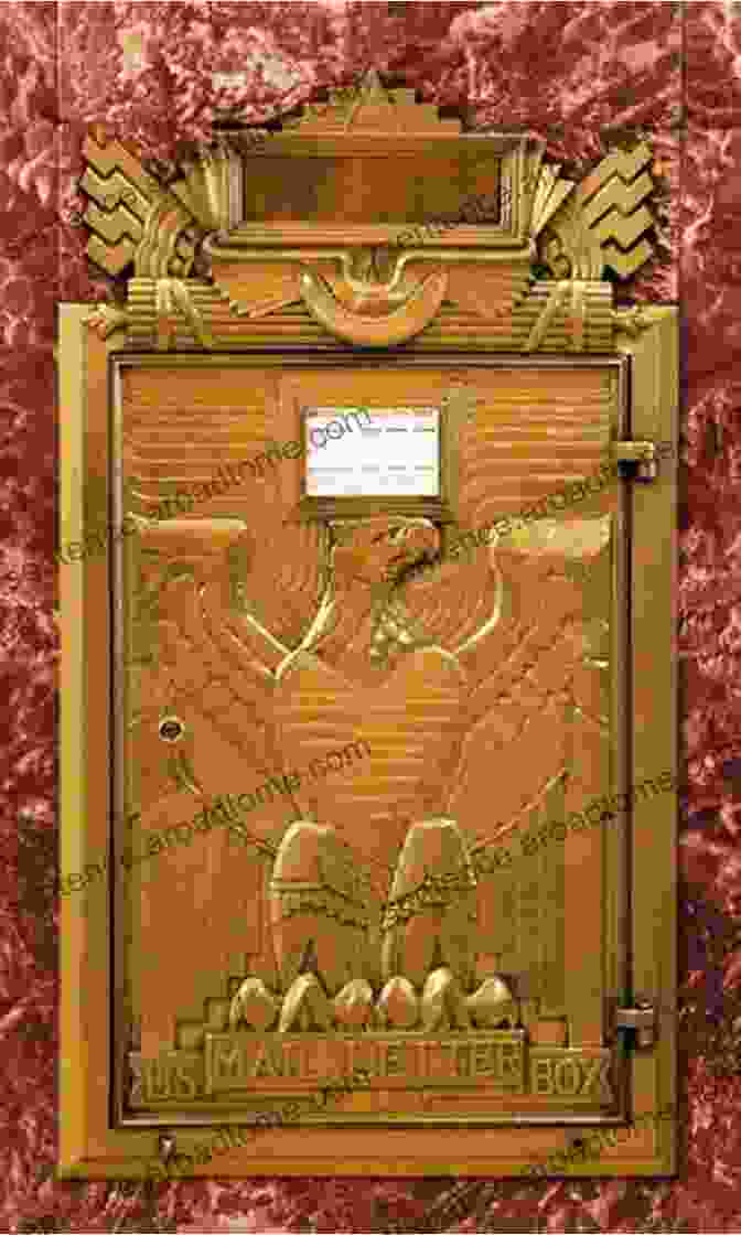 Art Deco Mailbox With Geometric Panels And Eagle Decoration Art Deco Mailboxes: An Illustrated Design History