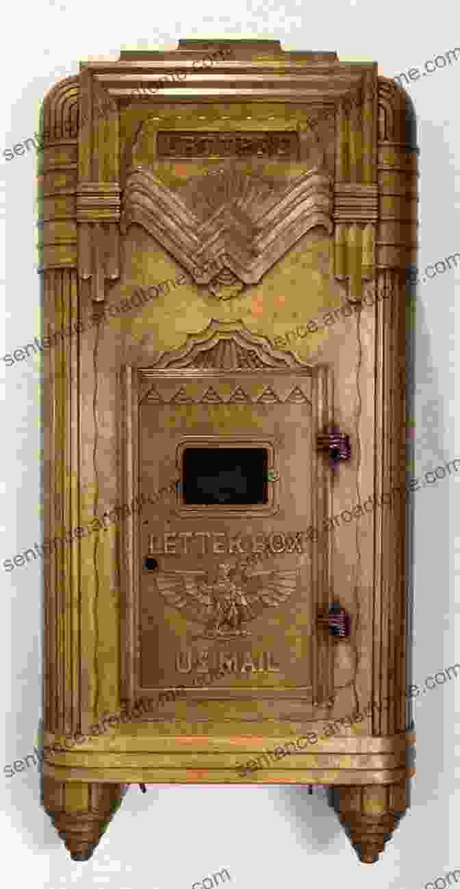 Art Deco Mailbox With Stepped Base And Geometric Motifs Art Deco Mailboxes: An Illustrated Design History