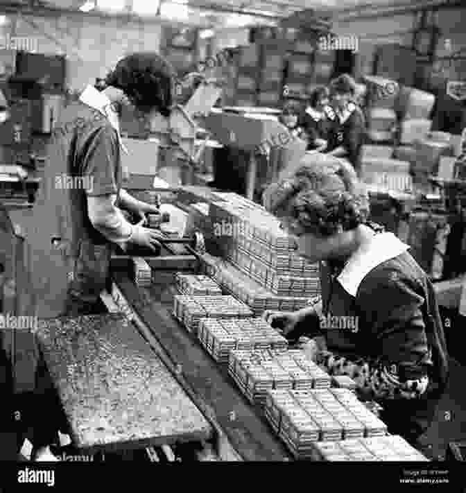 Black And White Photograph Of Factory Workers In The 1960s Racing Mustangs: An International Photographic History 1964 1986 (Made In America)