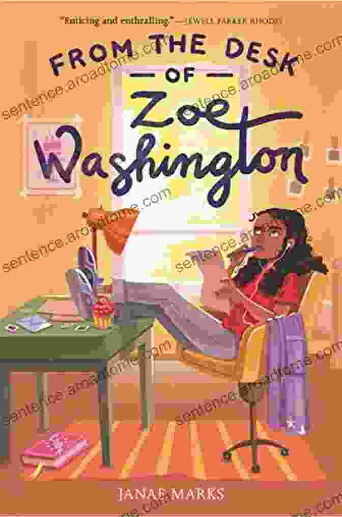 Book Cover Of 'From The Desk Of Zoe Washington' By Janae Marks, Featuring A Young Woman Writing In A Notebook From The Desk Of Zoe Washington