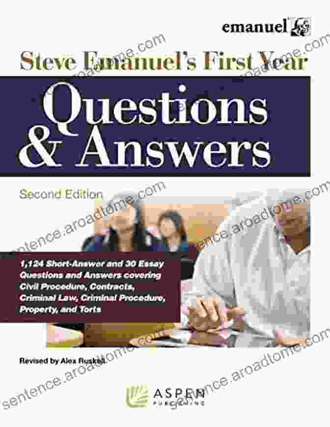 Book Cover Of Steve Emanuel First Year Questions And Answers Academic Success Series Steve Emanuel S First Year Questions And Answers (Academic Success Series)