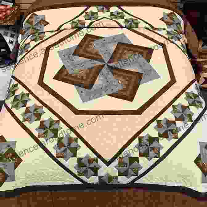 Close Up Of A Stunning Quilt Featuring A Star Pattern Made From Precut Squares Moda All Stars Lucky Charm Quilts: 17 Delightful Patterns For Precut 5 Squares