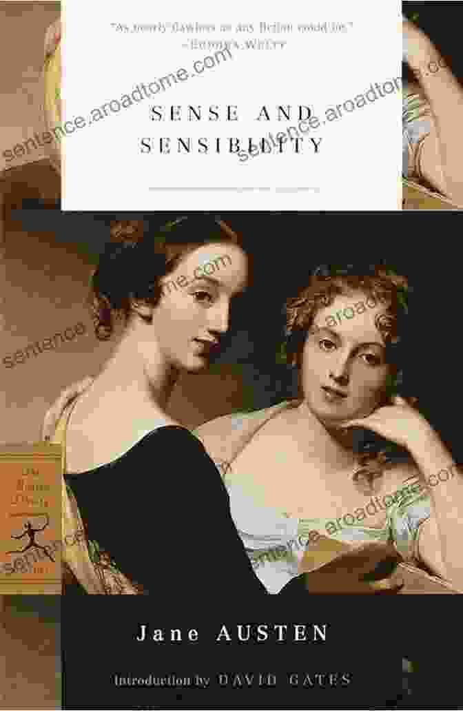 Cover Of Jane Austen's Sense And Sensibility Novel The Jane Austen Collection Jane Austen