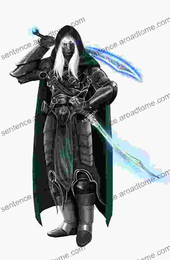 Drizzt Do'Urden, A Dark Elf Ranger With Silver Hair And Amber Eyes, Standing In A Forest Wielding His Iconic Scimitars, Twinkle And Icingdeath. Crusade: Forgotten Realms (The Empires Trilogy 3)