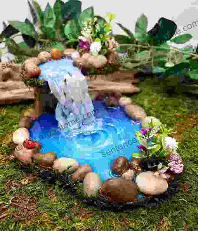 Fairy Garden With A Miniature Pond And Waterfall Fairy Gardening: Creating Your Own Magical Miniature Garden