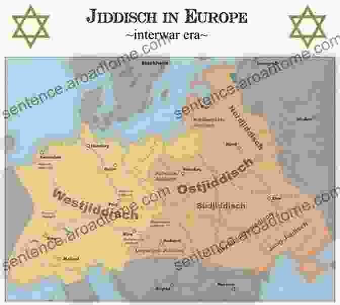 Historical Map Depicting The Spread Of Yiddish Across Europe The New Joys Of Yiddish: Completely Updated