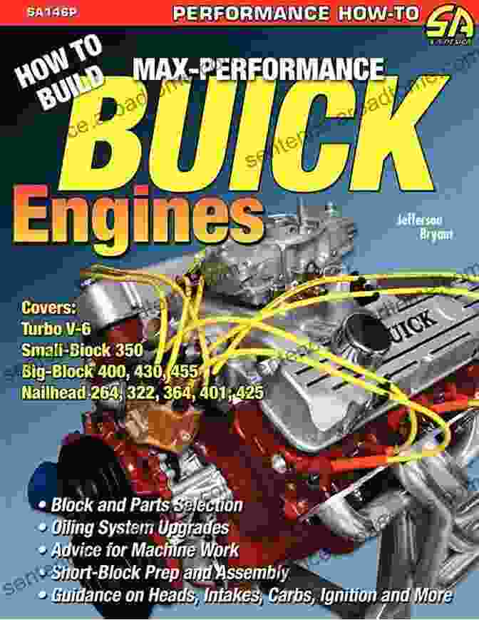 How To Build Max Performance Buick Engines Book Cover Featuring A Powerful Buick Engine How To Build Max Performance Buick Engines