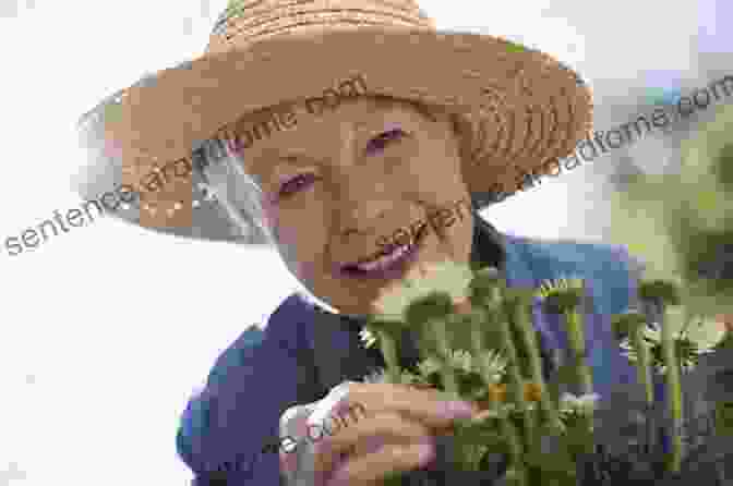 Image Of A Woman Gardening Wearing A Straw Hat And Gloves Roses Love Garlic: Companion Planting And Other Secrets Of Flowers