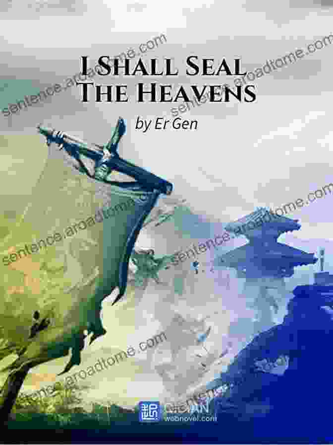 Of Shall Seal The Heavens Book Cover A Young Man With A Determined Expression, Surrounded By Celestial Motifs And Mystical Symbols Paragon S Might: 5 Of I Shall Seal The Heavens