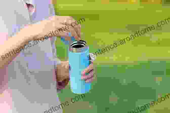 Person Holding A Reusable Water Bottle And Shopping Bag Simple And Free: 7 Experiments Against Excess