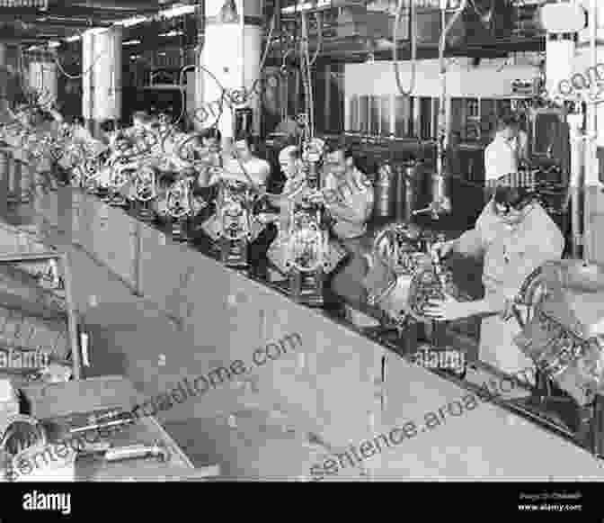 Photograph Of Workers Assembling Cars On An Assembly Line In The 1970s Racing Mustangs: An International Photographic History 1964 1986 (Made In America)