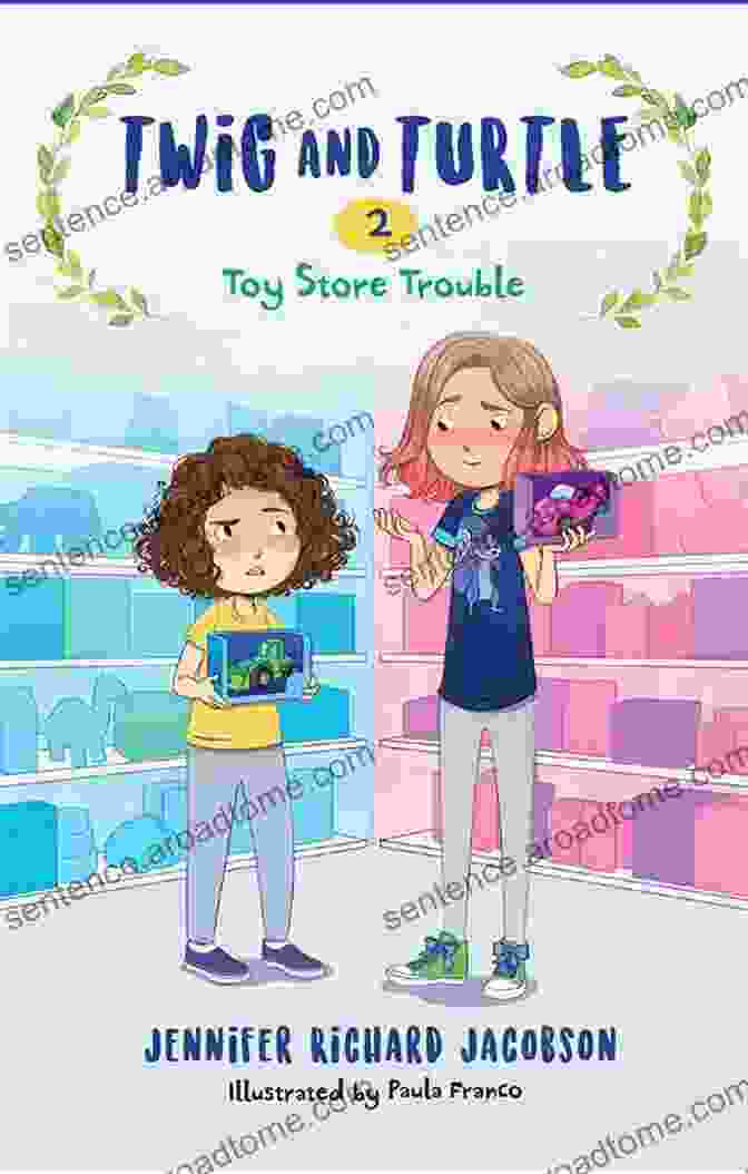 Twig And Turtle Standing In Front Of A Toy Store, Looking Excited And Ready For Adventure Twig And Turtle 2: Toy Store Trouble