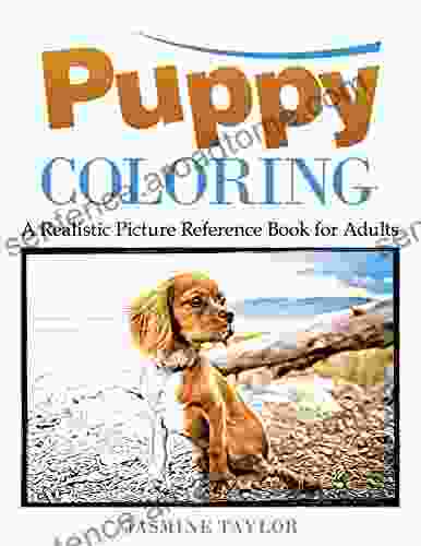 Puppy Coloring: A Realistic Picture Reference For Adults